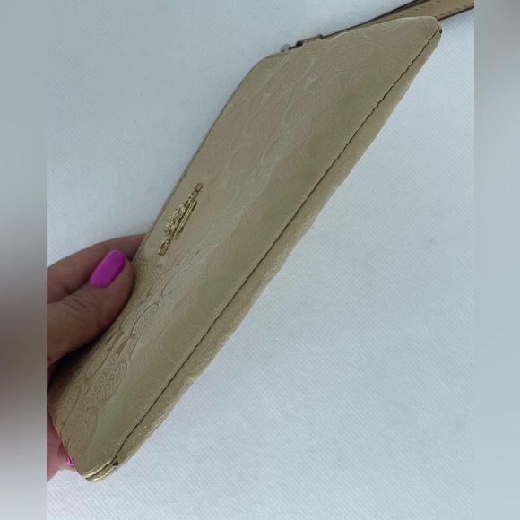 MT330-Pre-Loved COACH Large Flap Wallet w/Matching Wristlet - Picture 13 of 14